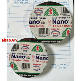 Băng keo điện đen 10Y 20Y NaNo 