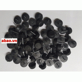 Đế đinh nhựa 21x17x4.8mm màu đen