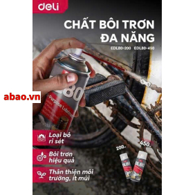 Xịt chống gỉ đa năng 200ml và 400ml EDL80
