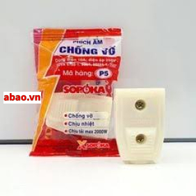 Phích cắm chân dẹt chống vỡ P2 Sopoka