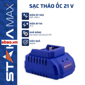 Sạc pin 10 cell 21V hãng Staka