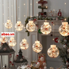 Led mành cầu noel
