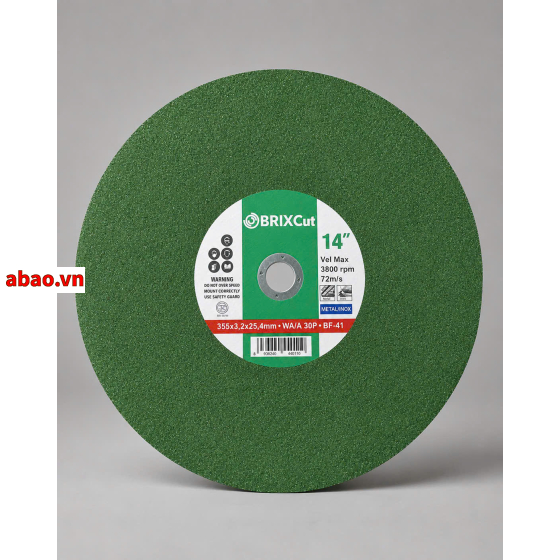 Đá cắt 3T5 (3 tấc rưỡi) hiệu Brix (Brixcut) 