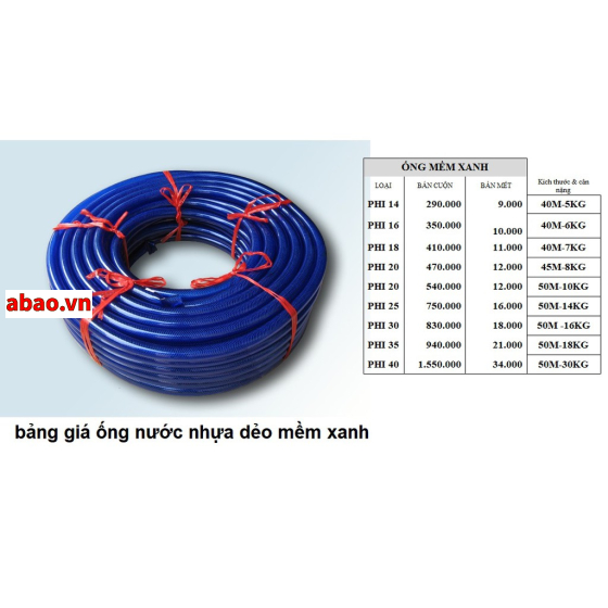Ống lưới nhựa xanh