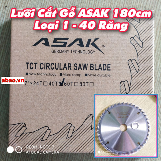 Lưỡi cưa gỗ loại 1 ASAK