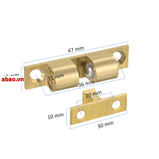 Chốt kẹp voi Chốt đồng thau 50mm