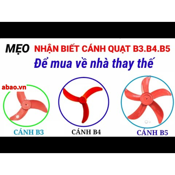 Cánh quạt B3-B4-B5