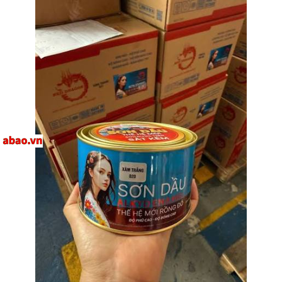 Sơn Alkyd Enamel 400ml Rồng Đỏ