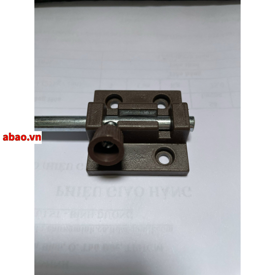 Chốt cửa nhựa nâu